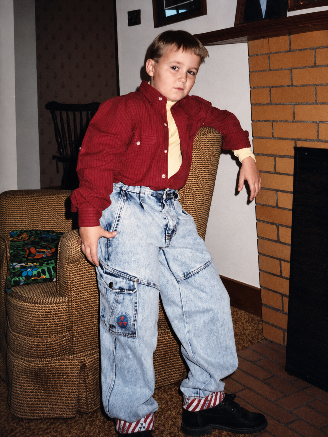 Justin as a small child in western Kentucky