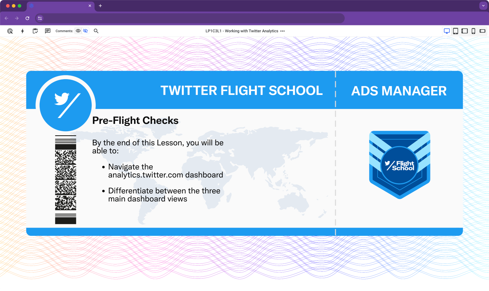 Twitter Flight School — Pre-Flight Checks lesson