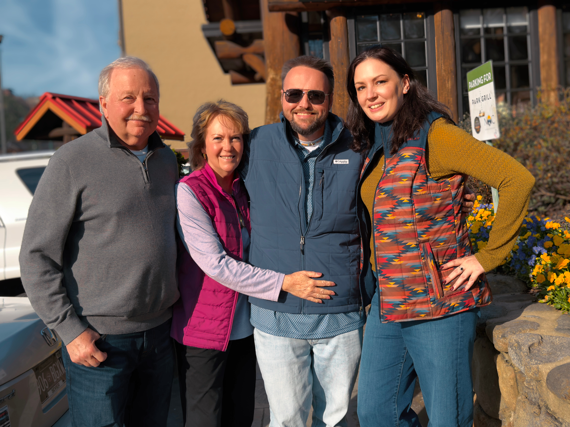 Justin's family in Kentucky
