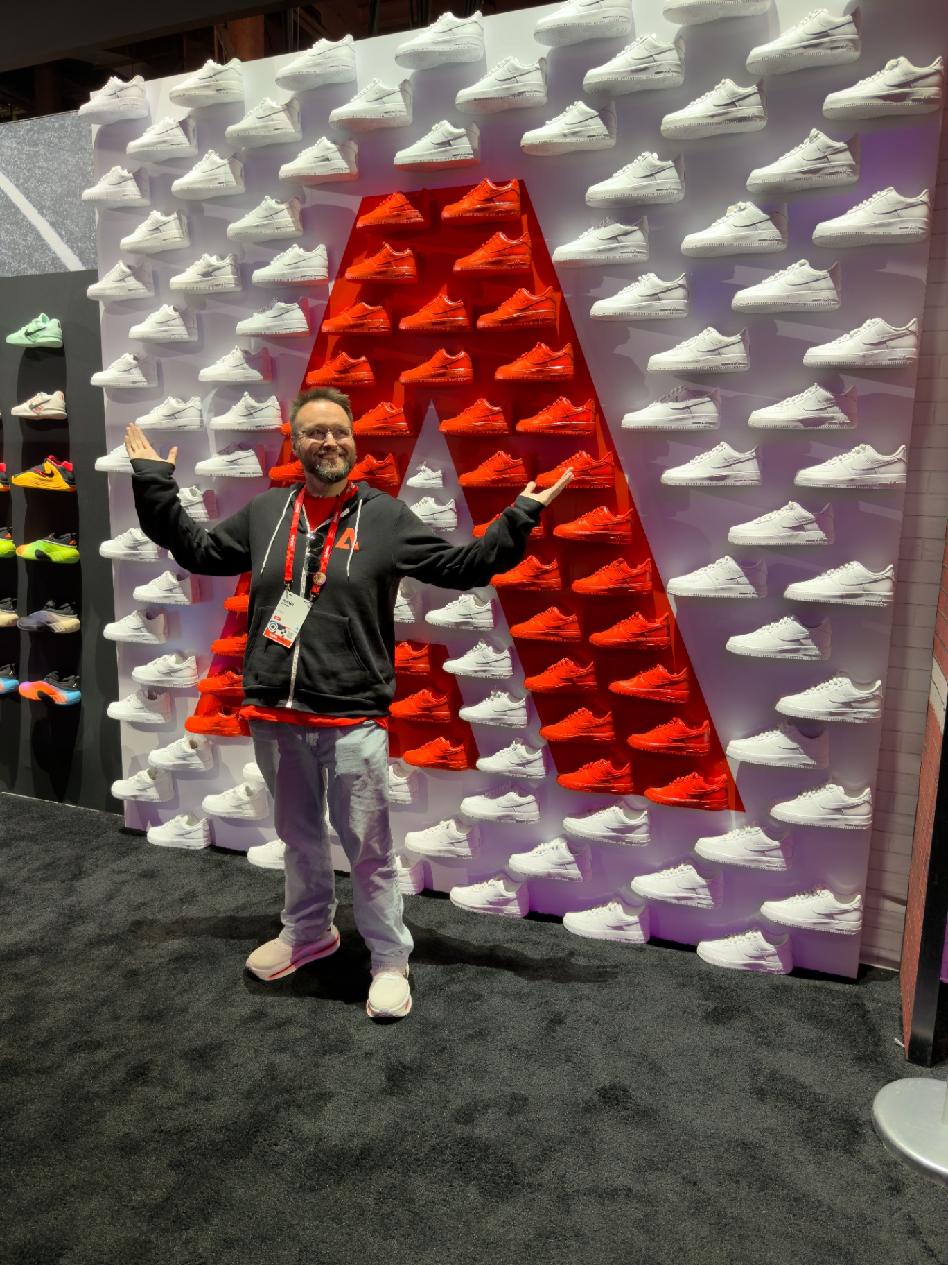 Sneaker collection wall