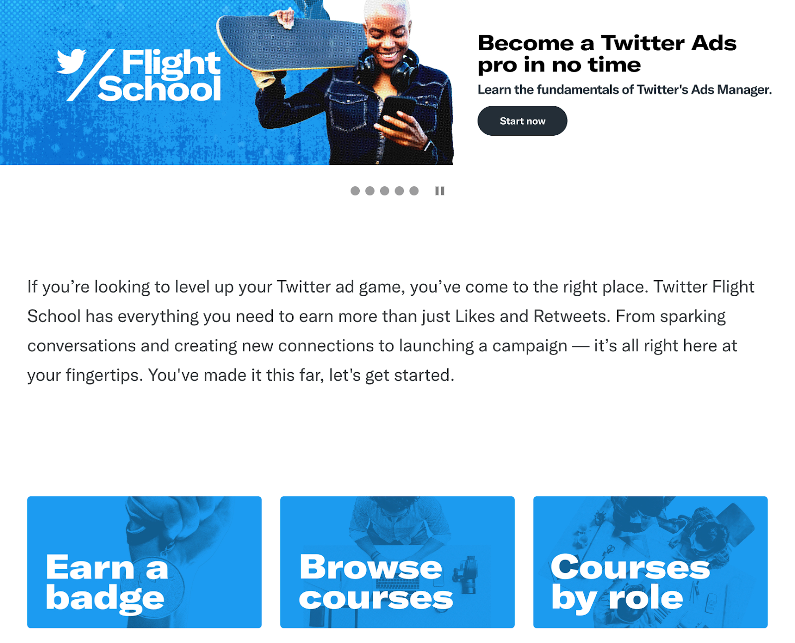 Twitter Flight School — Become a Twitter Ads pro